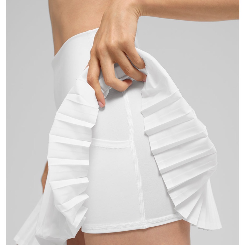 ALO Yoga White Grand Slam Tennis Skirt Size S - Picture 3 of 4